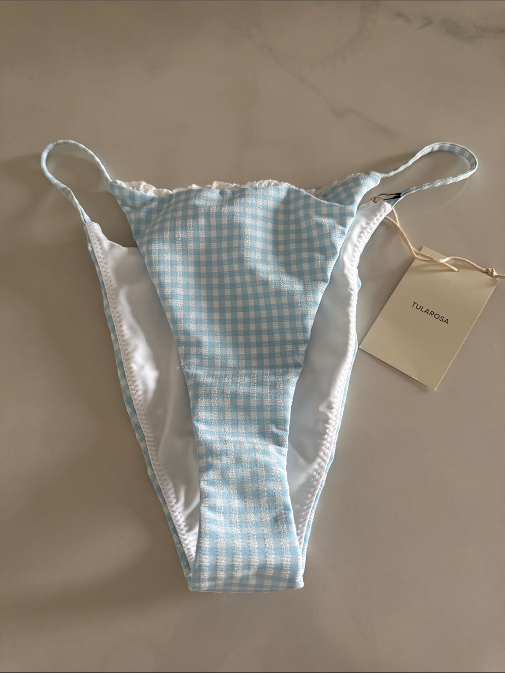 NWT - Tularosa Etta Bottom in Blue Gingham - Picture 4 of 5